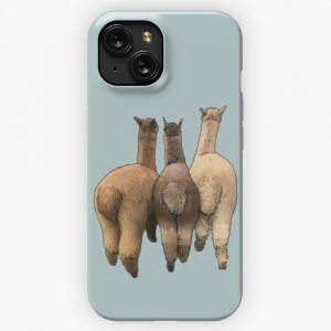 Alpaca Butts iPhone 15 Slim Phone Case Cover