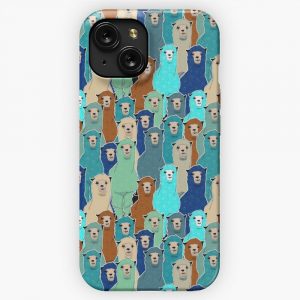 Alpaca Pack Merry Band Of Alpacas iPhone 15 Slim Phone Case Cover