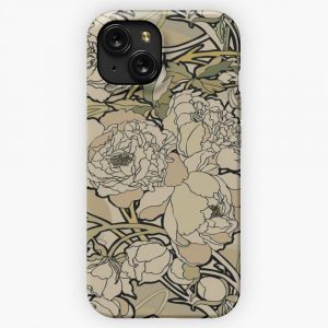 Alphonse Mucha Flowers 1860 1939 No 07 iPhone 15 Slim Phone Case Cover