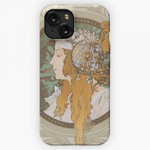Alphonse Mucha iPhone 15 Slim Phone Case Cover