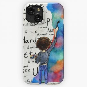 Always Keep Fighting Watercolor Painting 2015 Revamp iPhone 15 Slim Phone Case Cover