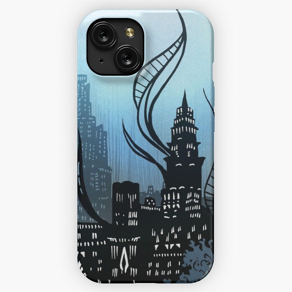 Amaurot Inktober iPhone 15 Slim Phone Case Cover