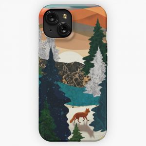 Amber Fox iPhone 15 Slim Phone Case Cover