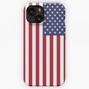 American Flag iPhone 15 Slim Phone Case Cover
