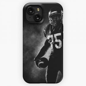 American Football Sportsman iPhone 15 Slim Phone Case Cover
