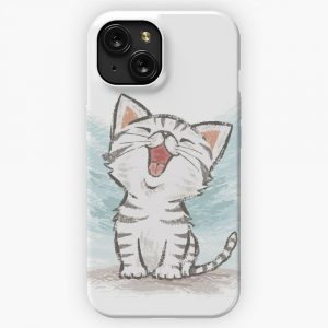American Shorthair Happy iPhone 15 Slim Phone Case Cover