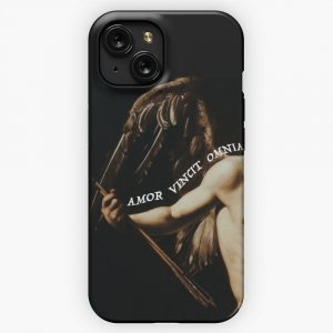 Amor Vincit Omnia Love Conquers All iPhone 15 Slim Phone Case Cover