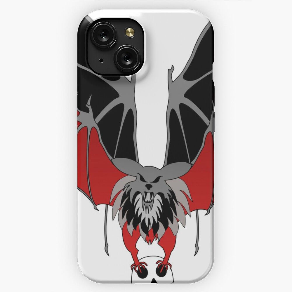 An Imaginary Bat With Four Wings iPhone 15 Slim Phone Case Cover