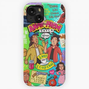 Andaz Apna Apna Doodle Mashup Inkt India iPhone 15 Slim Phone Case Cover