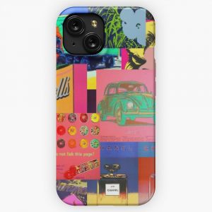 Andy Warhol Collage iPhone 15 Slim Phone Case Cover