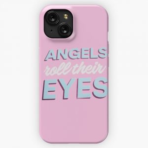 Angels Roll Their Eyes Design iPhone 15 Slim Phone Case Cover