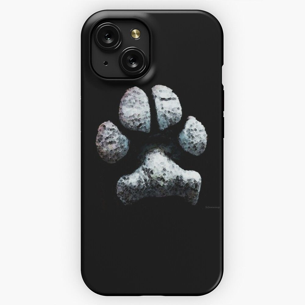 Animal Lovers South Paw Dog Art iPhone 15 Slim Phone Case Cover