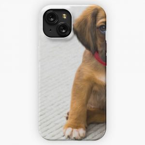 Animals Puppy Dogs Adorable Cute Fluffy iPhone 15 Slim Phone Case Cover
