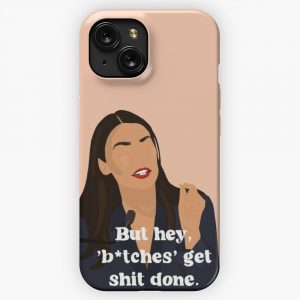 Aoc Feminist Quote iPhone 15 Slim Phone Case Cover