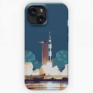 Apollo 11 Launch iPhone 15 Slim Phone Case Cover