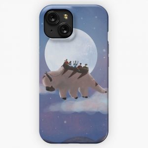 Appa And Team Avatar Under The Moon iPhone 15 Slim Phone Case Cover