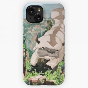 Appa Flying Through Mountains iPhone 15 Slim Phone Case Cover