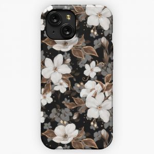 Apple Flowers iPhone 15 Slim Phone Case Cover