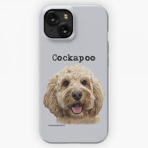Apricot Cockapoo Dog iPhone 15 Slim Phone Case Cover