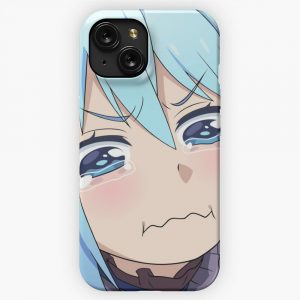 Aqua Crying Konosuba iPhone 15 Slim Phone Case Cover