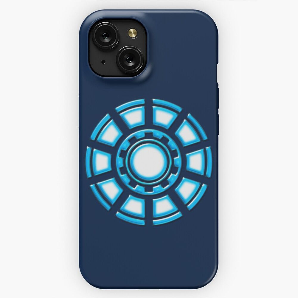 Arc Reactor Comic Hero Superheroes iPhone 15 Slim Phone Case Cover
