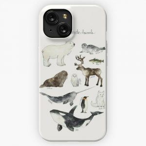 Arctic Antarctic Animals iPhone 15 Slim Phone Case Cover