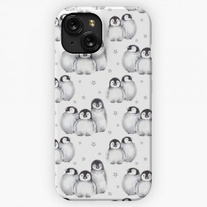 Arctic Penguins iPhone 15 Slim Phone Case Cover