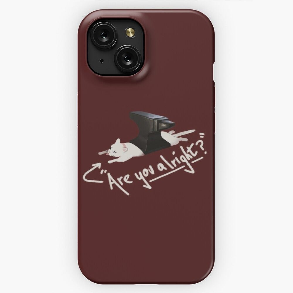 Are You Alright Lovejoy Cat iPhone 15 Slim Phone Case Cover