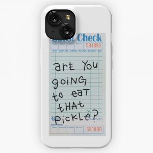 Are You Going To Eat That Pickle Guest Check iPhone 15 Slim Phone Case Cover