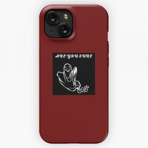 Are You Sure Stickers iPhone 15 Slim Phone Case Cover