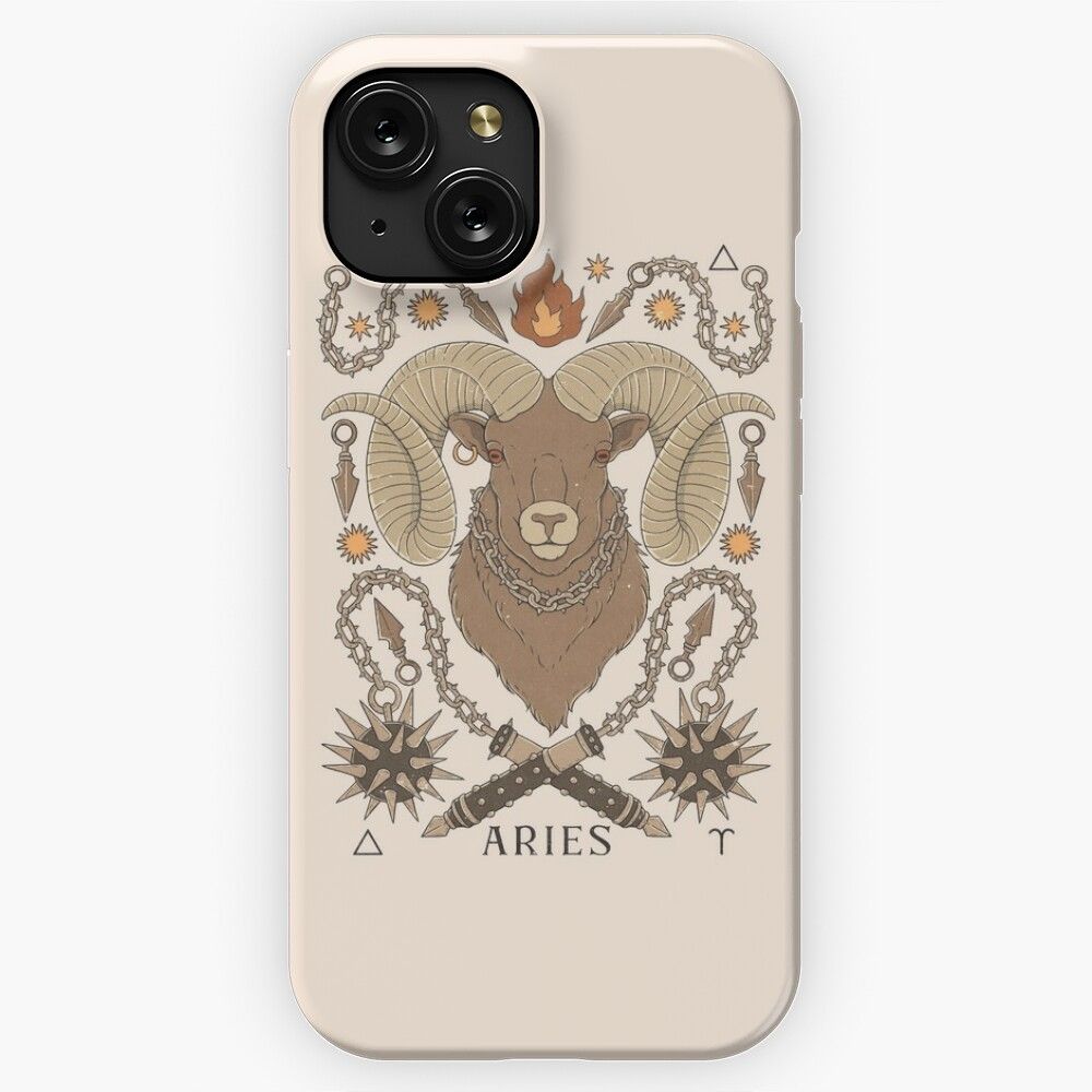 Aries iPhone 15 Slim Phone Case Cover