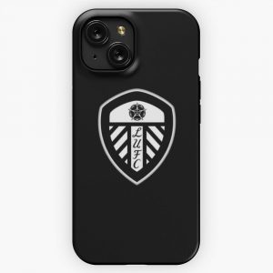 Art White On Black Leeds iPhone 15 Slim Phone Case Cover
