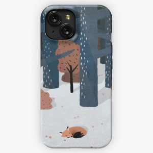 Asleep In The Woods iPhone 15 Slim Phone Case Cover