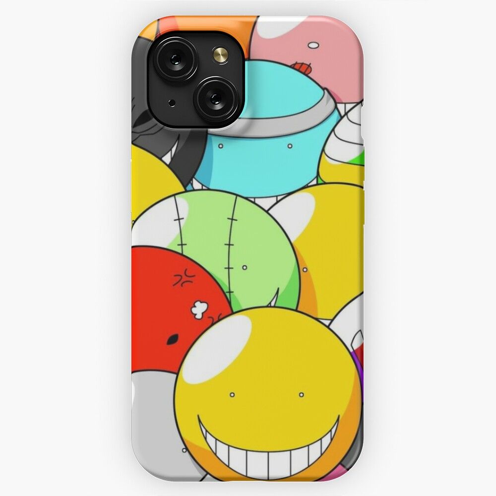 Assassination Classroom All Faces Of Koro Sensei Fanart iPhone 15 Slim Phone Case Cover