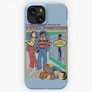 Assume The Fetal Position iPhone 15 Slim Phone Case Cover