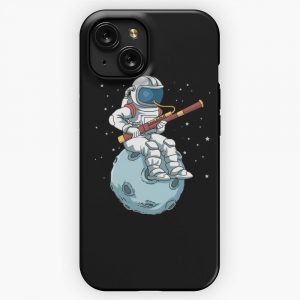 Astronaut Bassoon Band Player Bassoonist Reeds Bassoon iPhone 15 Slim Phone Case Cover
