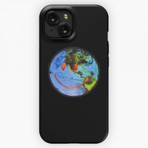 Astroworld Smiling Globe iPhone 15 Slim Phone Case Cover