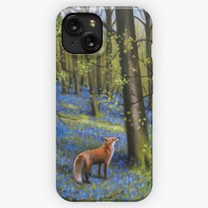 At Home In The Bluebell Woods iPhone 15 Slim Phone Case Cover
