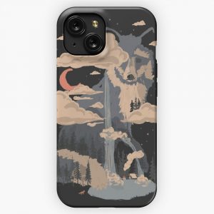 At The Foot Of Fox Mountain iPhone 15 Slim Phone Case Cover