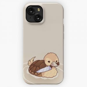 Atla Turtle Duck With Knife iPhone 15 Slim Phone Case Cover