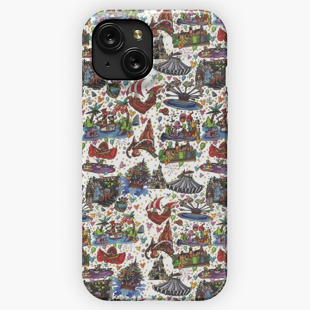 Attractions Of The World iPhone 15 Slim Phone Case Cover