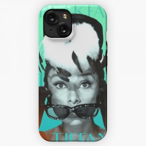 Audrey Breakfast At Tiffanys Portrait Collage iPhone 15 Slim Phone Case Cover