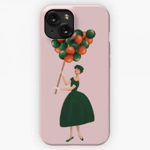 Audrey Hepburn Balloons Funny Face iPhone 15 Slim Phone Case Cover