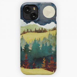 Autumn Moon iPhone 15 Slim Phone Case Cover
