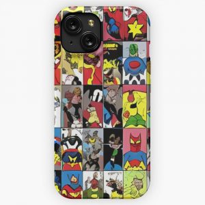 Awesome Cute Imaginary Superfiends Superhero Cartoon Children Art iPhone 15 Slim Phone Case Cover