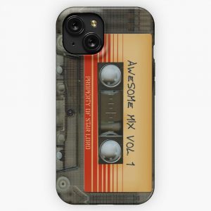 Awesome Transparent Mix Cassette Tape Volume 1 iPhone 15 Slim Phone Case Cover