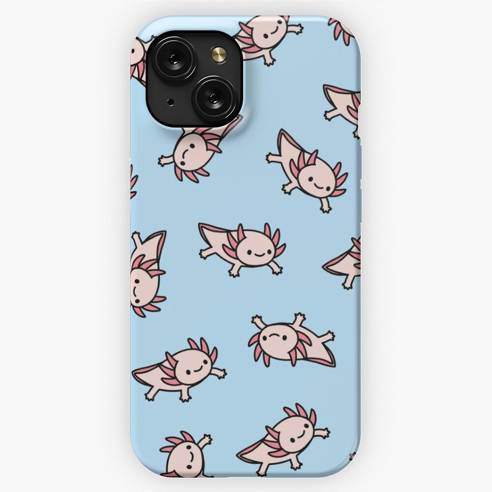 Axolotl iPhone 15 Slim Phone Case Cover