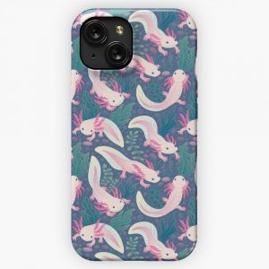 Axolotls iPhone 15 Slim Phone Case Cover