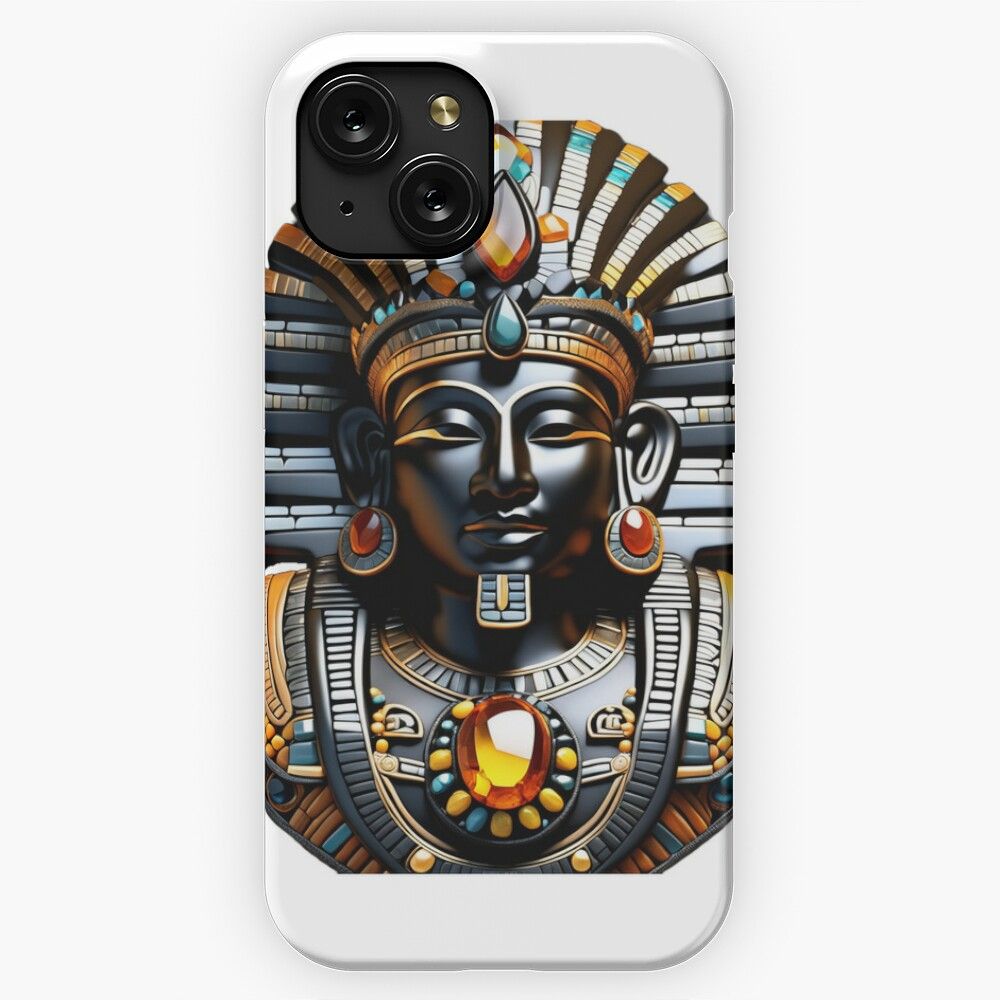 Aztec Sculpture iPhone 15 Slim Phone Case Cover