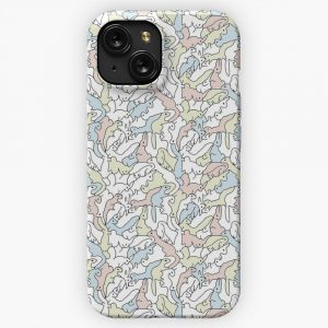 Baby Animals Continuous Repeating iPhone 15 Slim Phone Case Cover